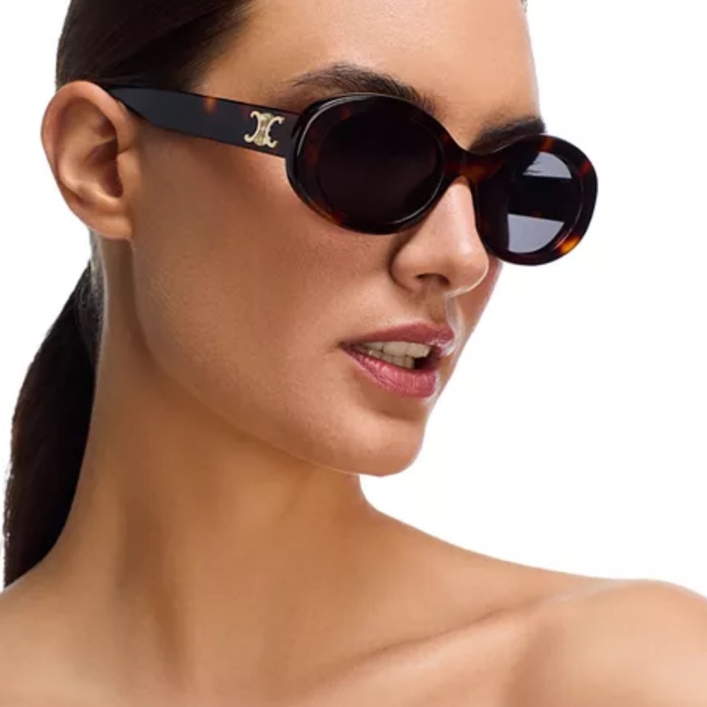 Celine Triomphe Oval Sunglasses